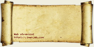 Živka Jačović vizit kartica